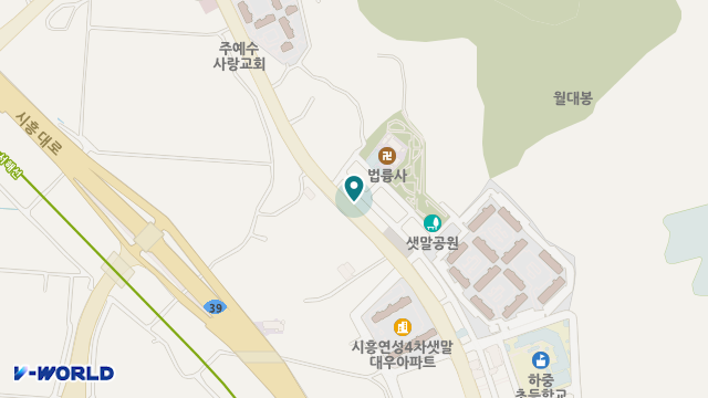 다솜요양원 위치 지도
