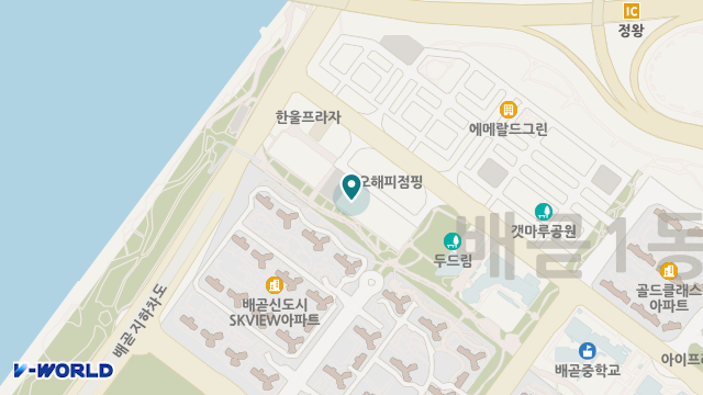 SK실버타운 위치 지도