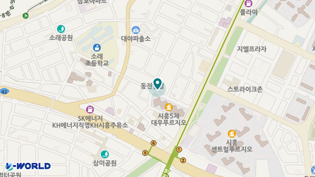 천사재활요양원2호 위치 지도