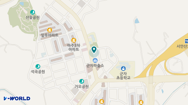 군자요양원 위치 지도