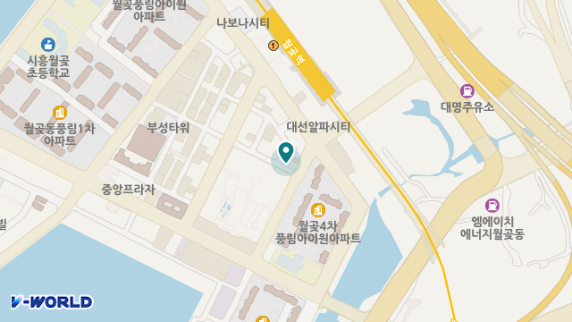 시흥VIP요양원 위치 지도