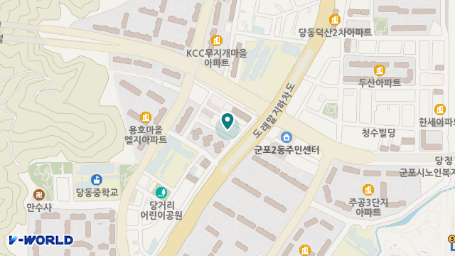 군포효요양원 위치 지도