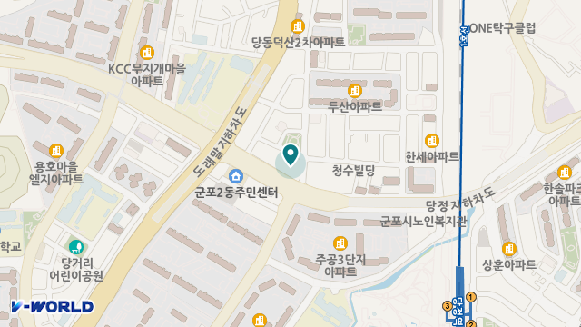 군포 너싱홈 요양원 위치 지도