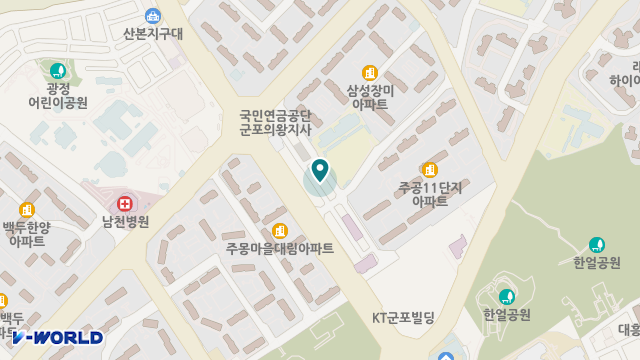 가온요양원 위치 지도