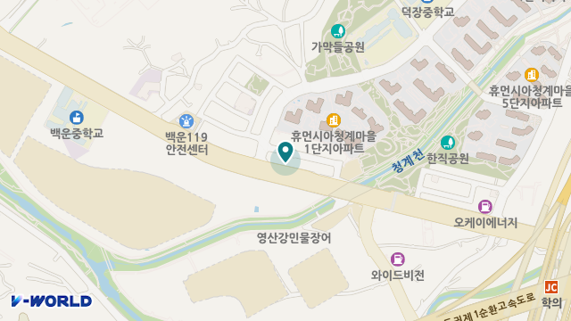 티.에이치.시 청계요양원 위치 지도