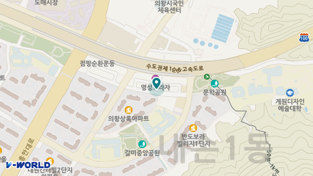 대한요양원 위치 지도