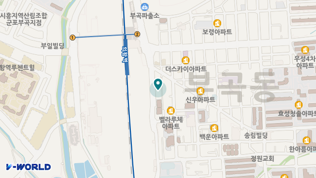 가람요양원 위치 지도