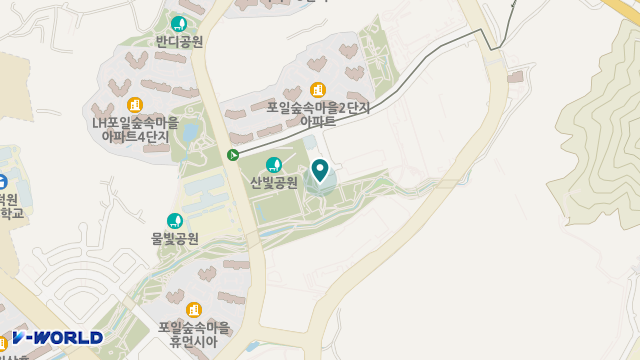 해찬실버스쿨 노인의료복지시설 위치 지도