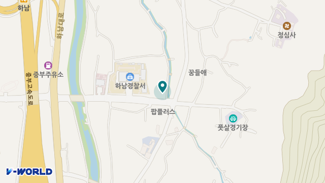 해오름요양센터 위치 지도