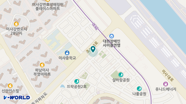 신한라이프케어 쏠라체 홈 미사 위치 지도