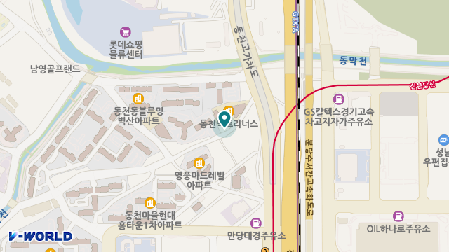 행복요양원 위치 지도