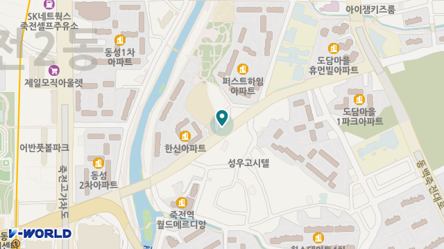 봄날실버요양원 위치 지도