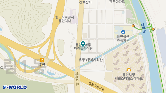 용인효민요양원 위치 지도