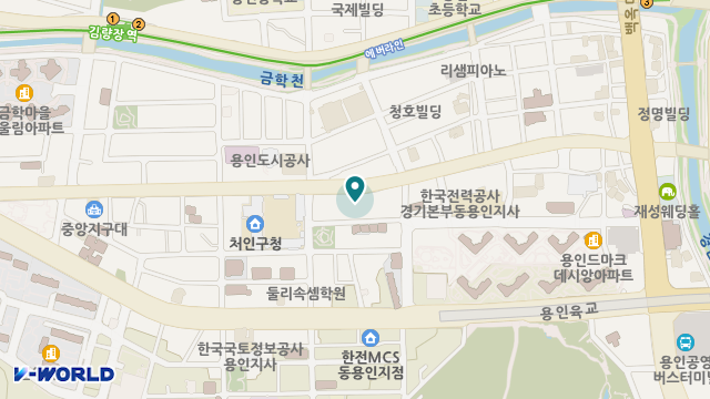 용인삼성노인전문요양원 위치 지도
