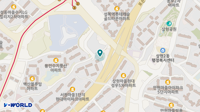 상현노인전문요양원 위치 지도