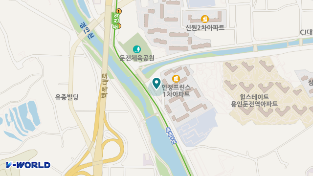 용인종합요양센터 위치 지도