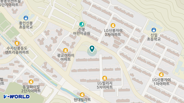 수지실버요양원 위치 지도