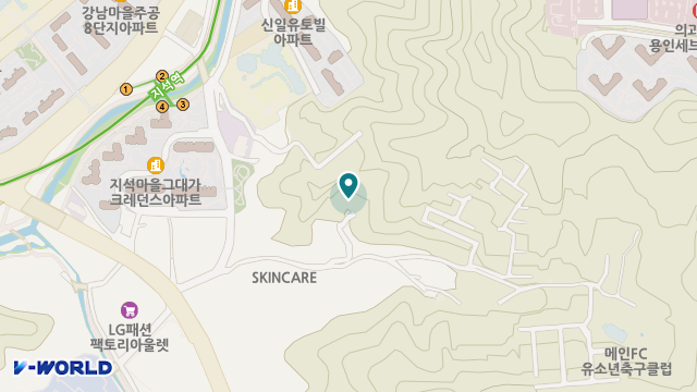늘봄실버타운요양원 위치 지도