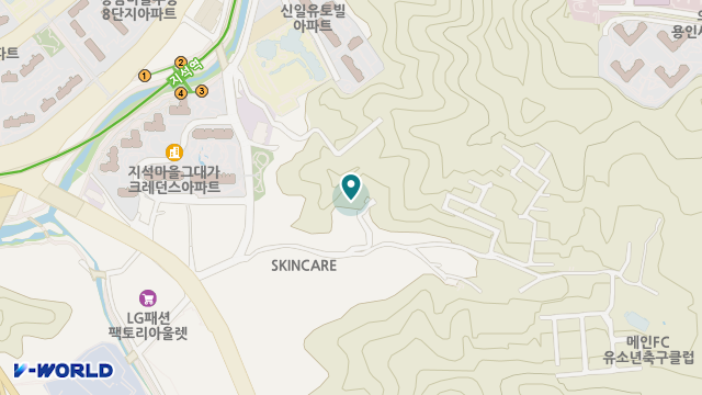 시니어캐슬요양원 위치 지도