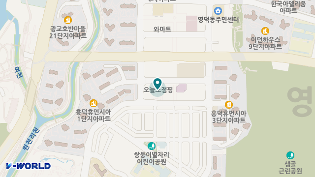 동수원노인전문요양원 위치 지도