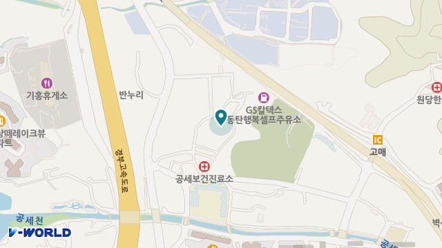 더본행복타운요양원 위치 지도