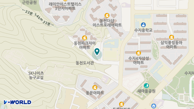 수담채 실버스테이 위치 지도