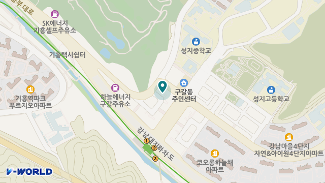 다온실버케어 위치 지도