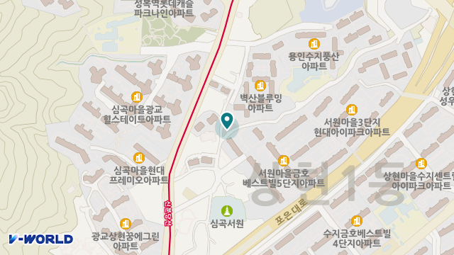 수지열린요양원 위치 지도