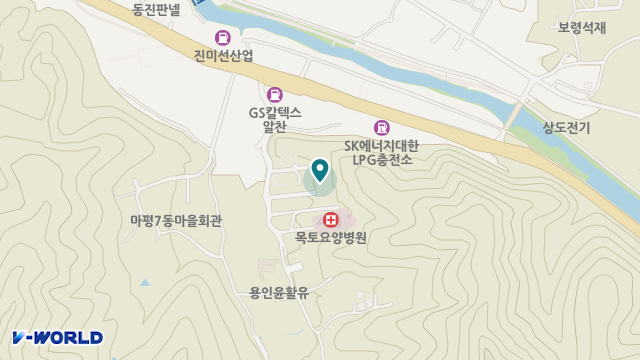 로얄라이프케어요양원 위치 지도