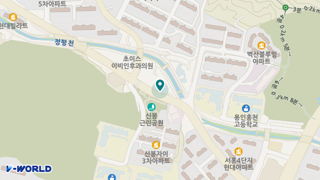 수지햇빛요양원 위치 지도