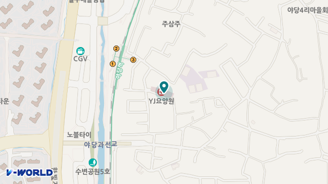 YJ요양원 위치 지도