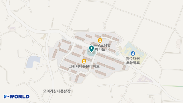 효경실버홈 위치 지도