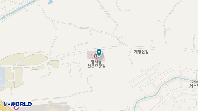 참사랑전문요양원 위치 지도