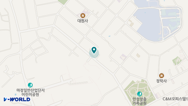 보금자리뜰안채요양원 위치 지도