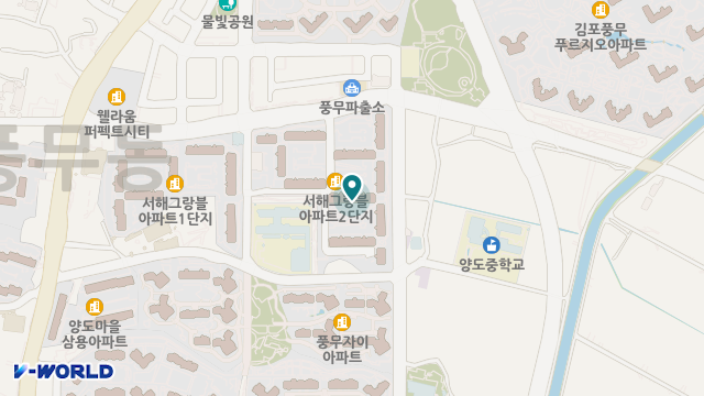 건강한 위치 지도