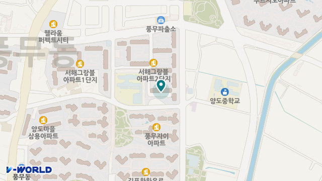 김포행복한요양원 위치 지도