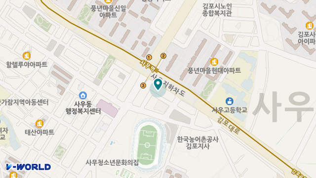 가족요양원 위치 지도