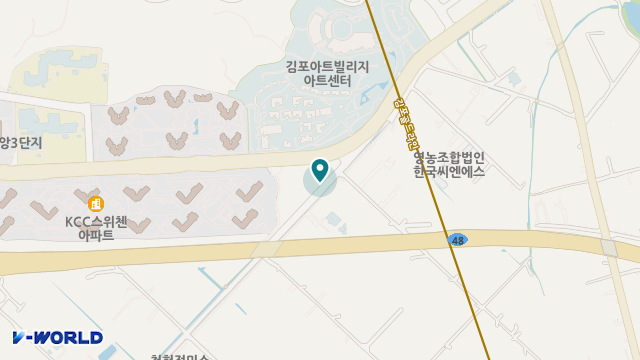한강시니어타운 운양점 위치 지도