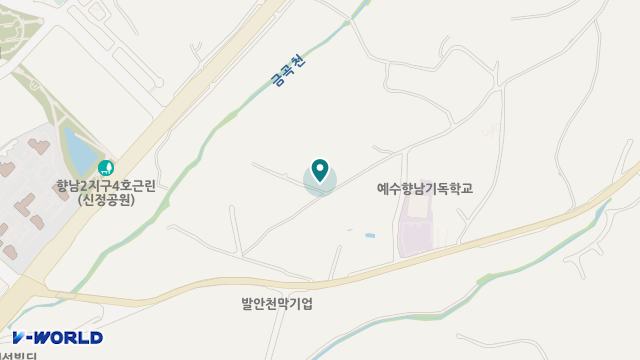 화성 사랑마루 위치 지도