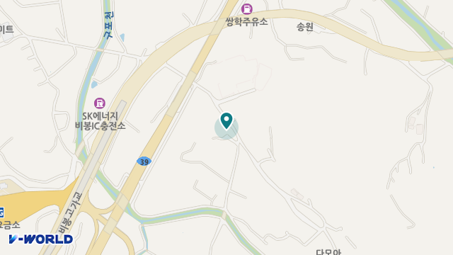 비봉요양원 위치 지도