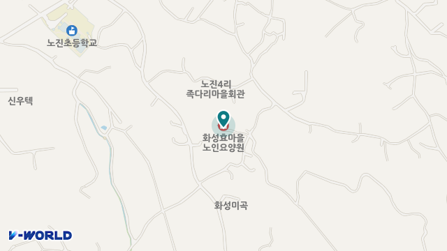 화성효마을요양원 위치 지도