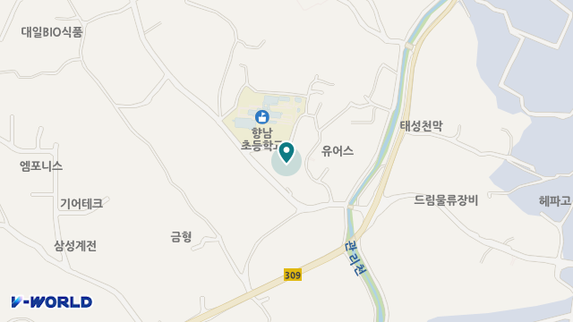 화성에이스요양원 위치 지도