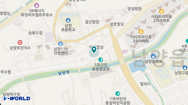남양효나눔요양원 위치 지도