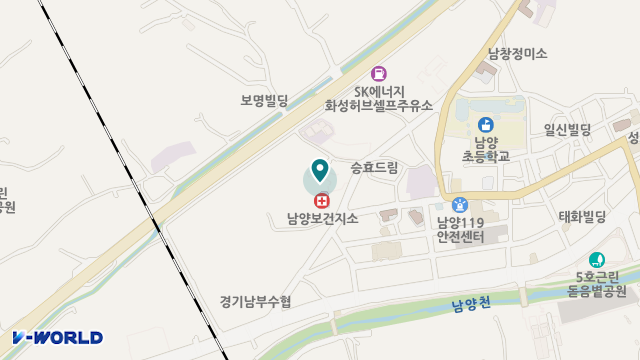 올바른너싱홈 위치 지도