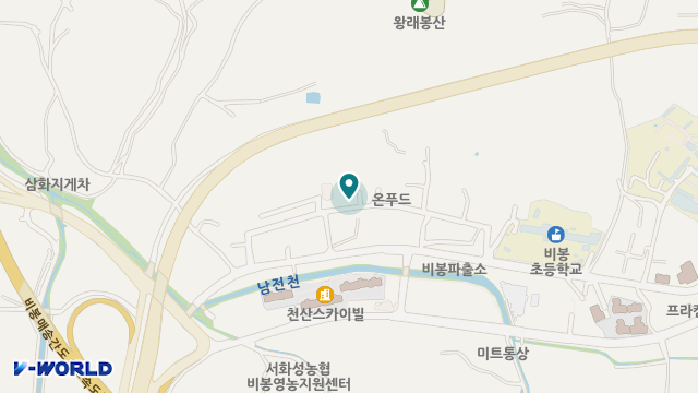 비봉골든케어재활요양원 위치 지도
