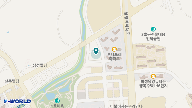 화성베스트재활전문요양원 위치 지도
