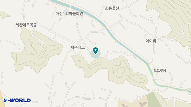 오크힐스 광주요양원 위치 지도