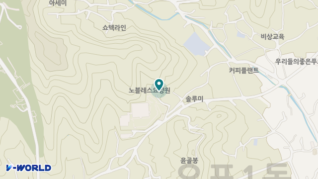 헤리티지실버케어분당 위치 지도