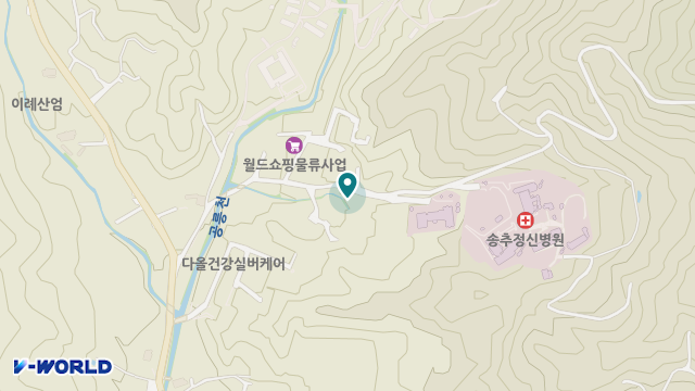 에버그린 노인요양센터 위치 지도
