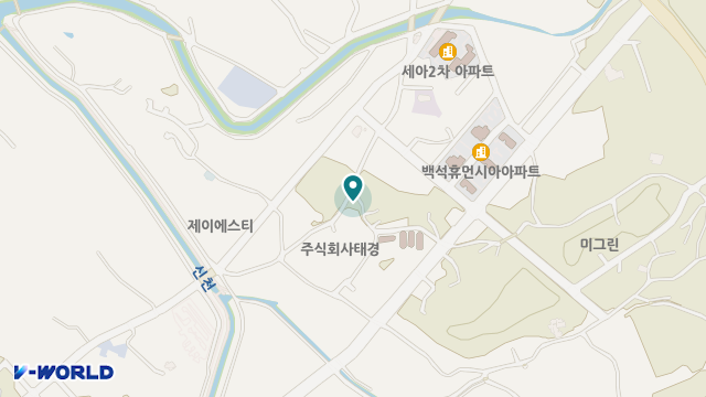 아름체실버케어센타 위치 지도